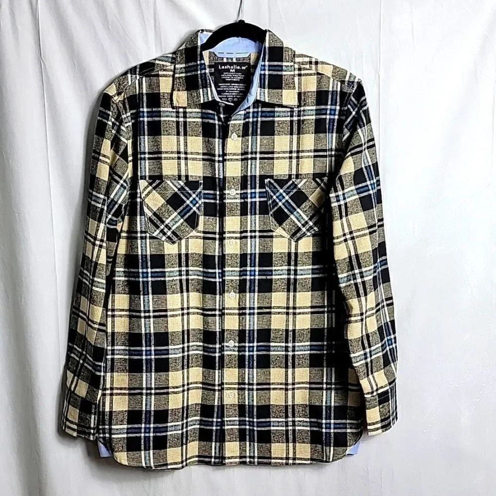 🖤5/$20🖤 NWOT..LASHALIE W.. plaid flannel, button down shirt..